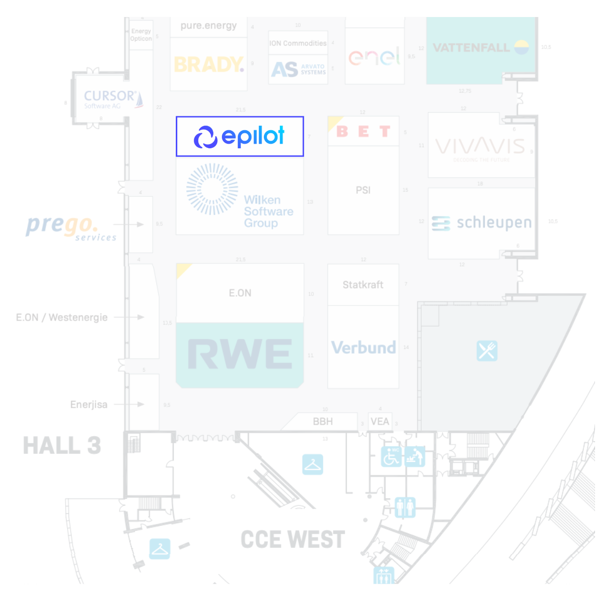 E-world Standplan 2025